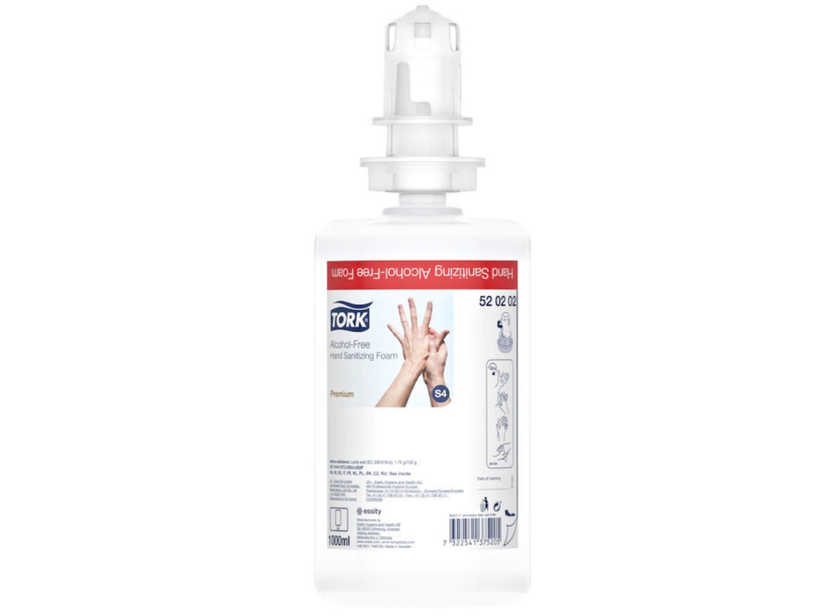 Pianka S4 TORK 520202 Dezynfekcja rąk bez alkoholu 1L